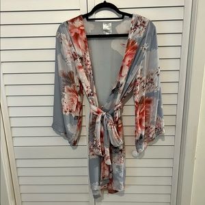 Plum Pretty Sugar cherry blossom robe